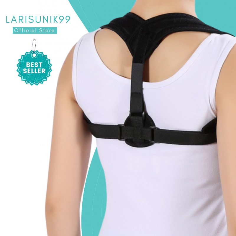 Terapi Penegak Pelurus Punggung Bungkuk CORRECTOR HARNESS Terapi Korektor Penyangga Penegak Pijit Punggung Back Posture Korektor Terapi Pijat Pemijat Punggung Bungkuk Otomatis Pria Wanita Terbaru