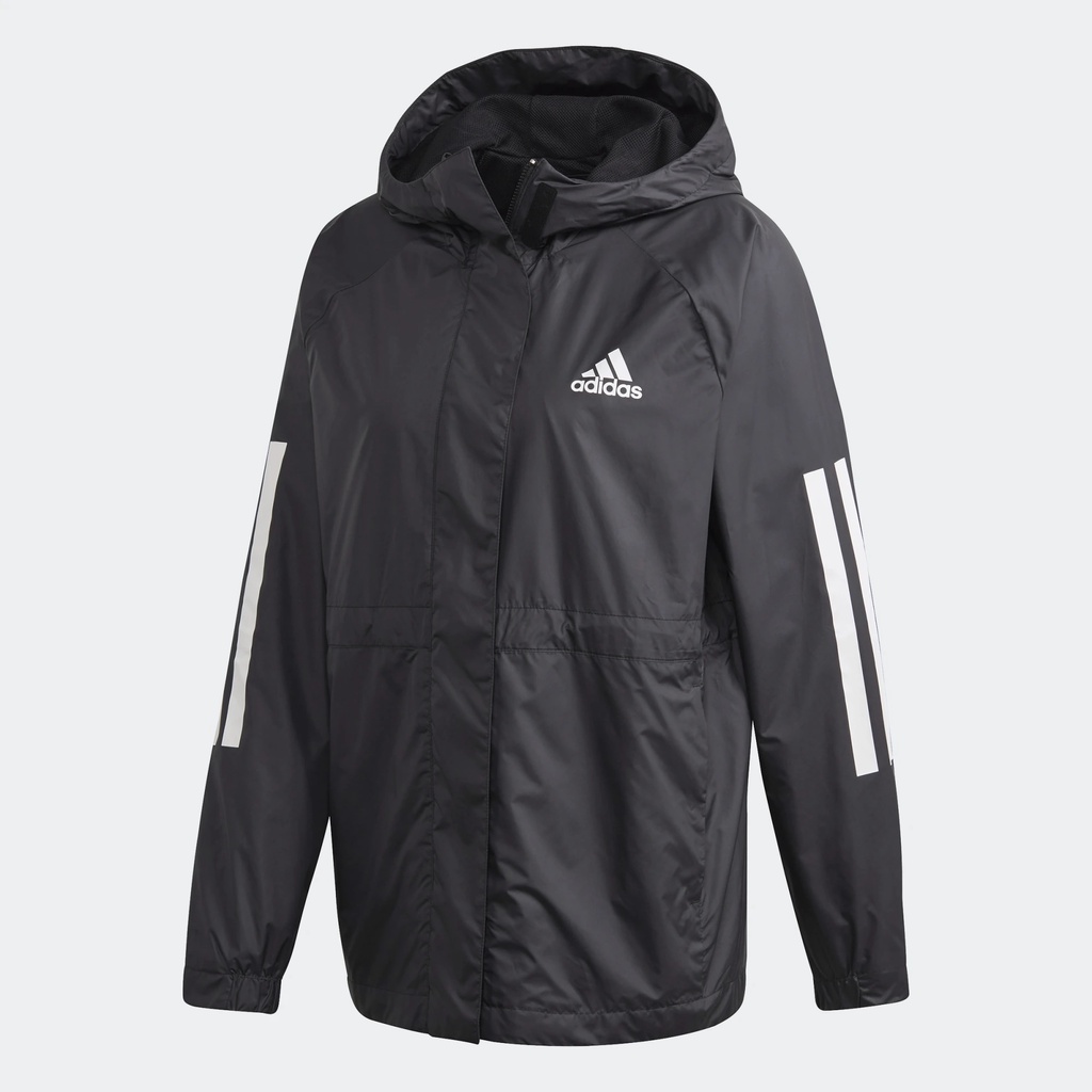 Jaket Adidas Women's 3-Stripes Windbreaker Jacket Original