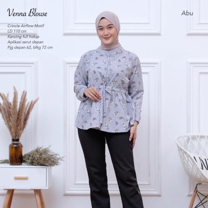 Blouse AirFlow Motif - VENNA BLOUSE //JF556