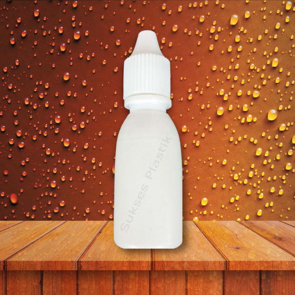(100 [cs) BOTOL TETES  CENDO BOTOL PLASTIK BOTOL LDPE BOTOL TETES MATA BOTOL OBAT 15 ml PUTIH SUSU