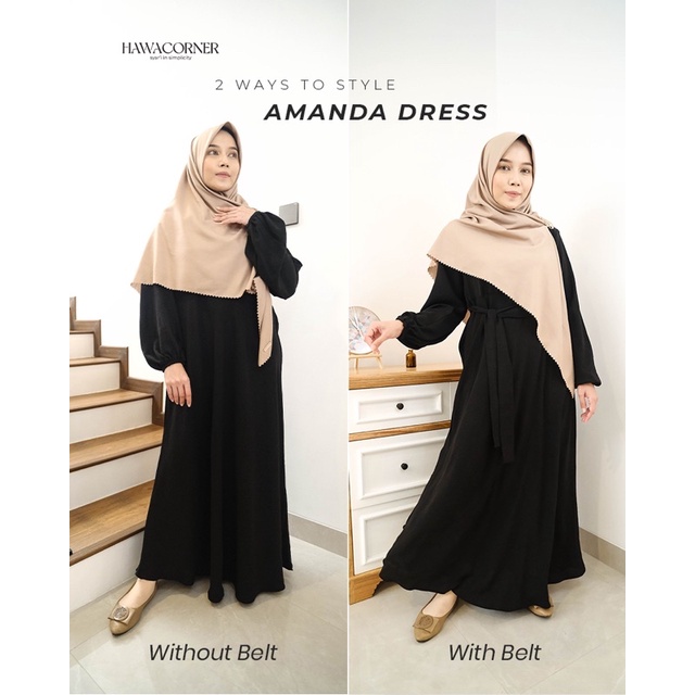 AMANDA DRESS crinkle airflow 2 look by hawacorner