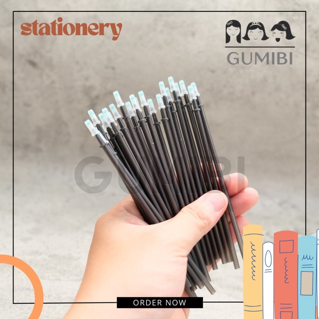 

20 pcs REFILL PULPEN HAPUS TIDAK PAKAI BOX / ISI ULANG PEN BISA DIHAPUS TERMURAH BISA COD GUMIBI STORE