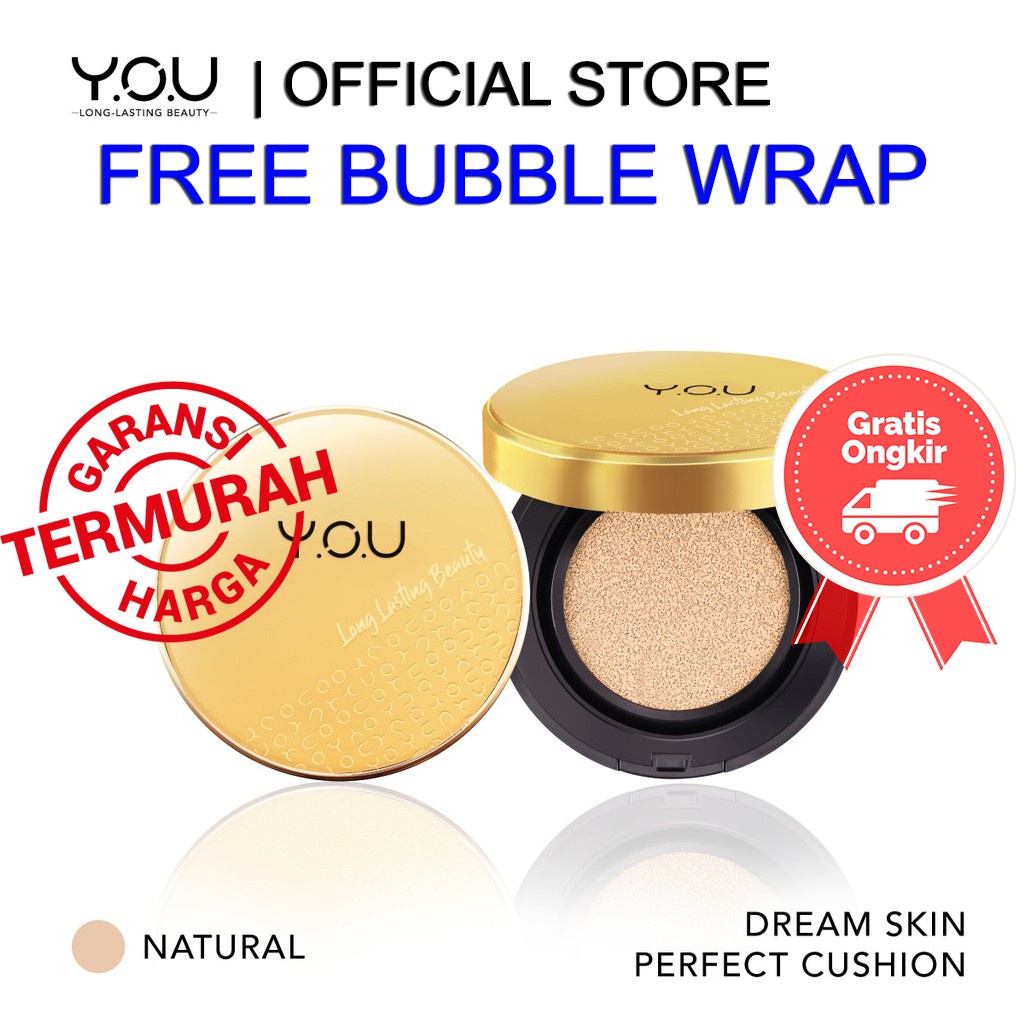 Y.O.U The Gold One Dream Skin Perfect BB Cushion Dan Refill Noutriwear Cushion Baru