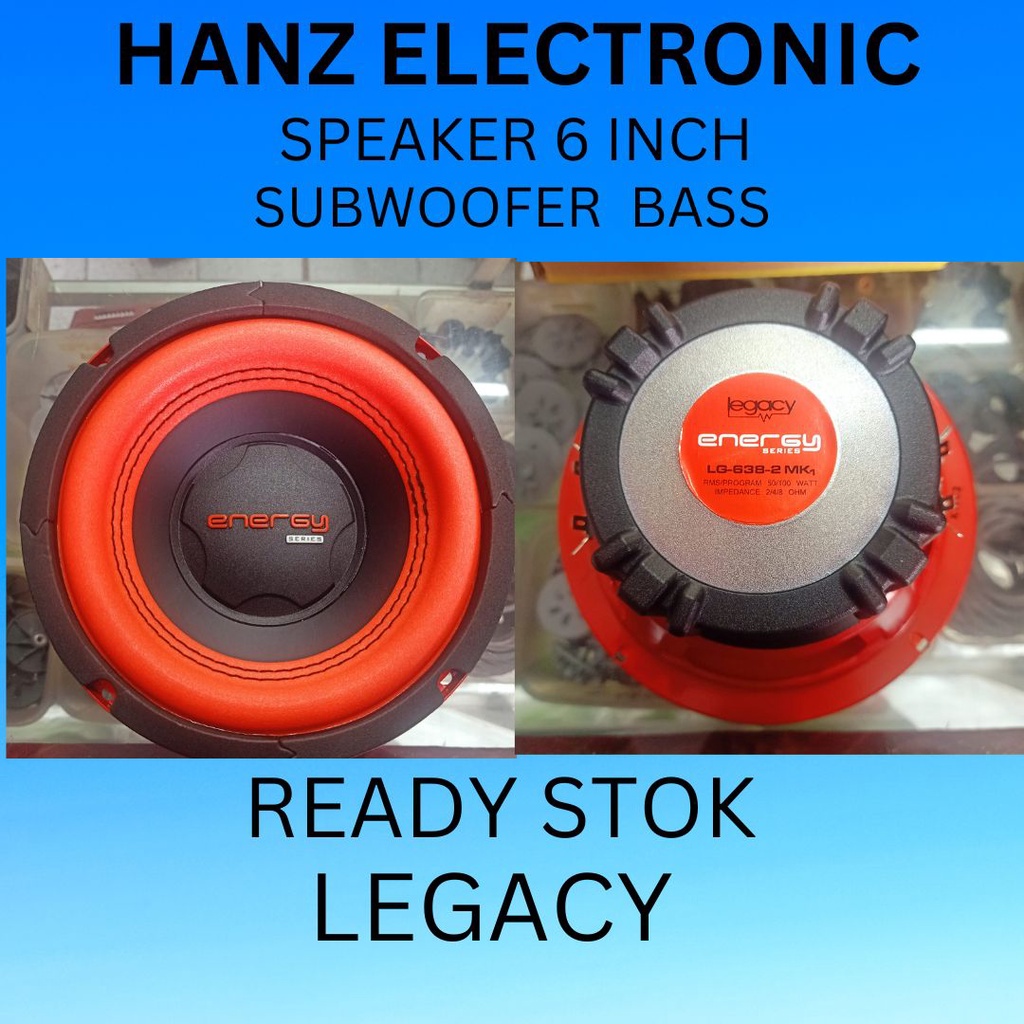 Jual Speaker subwoofer 6 inch legacy energy LG 638 2 Shopee Indonesia