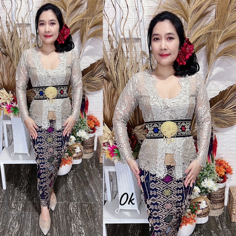 kebaya jadi brokad metalic