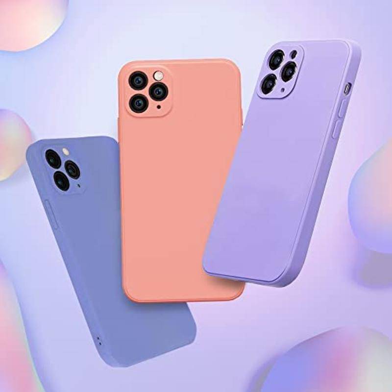 IPHONE Untuk Iphone11 12 13 14 Pro Max Plus Case Silikon Cair Persegi Ditingkatkan Perlindungan Kamera Yang Ditingkatkan Shockproof Anti Gores Case Dengan Microfiber Untuk iPhone14 iPhone13