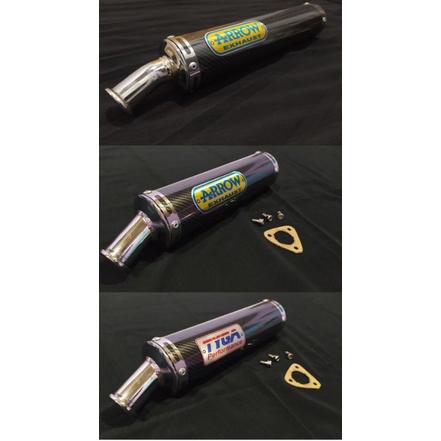 silencer carbon fizr satria rxking ninja arrow / tyga