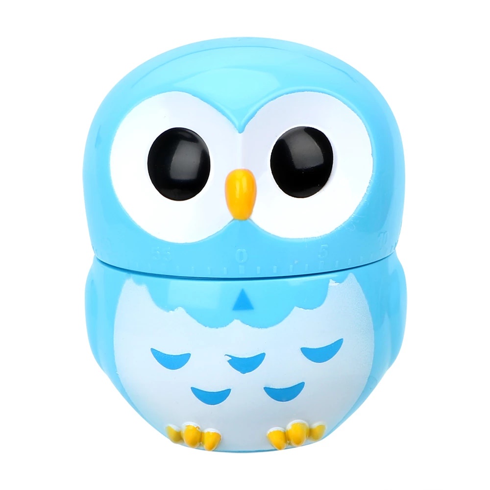 Owl Kitchen Timer Putar Alat Hitung Waktu Masak Baking Kue Cake Memasak Lucu