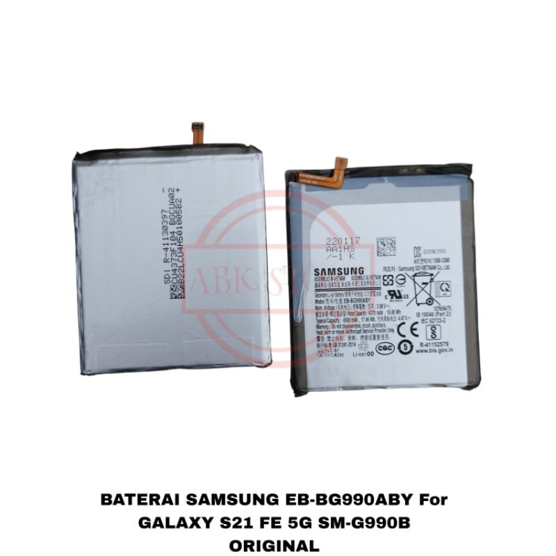 BATERAI BATTERY SAMSUNG GALAXY S21 FE G990 EB-BG990ABY ORIGINAL