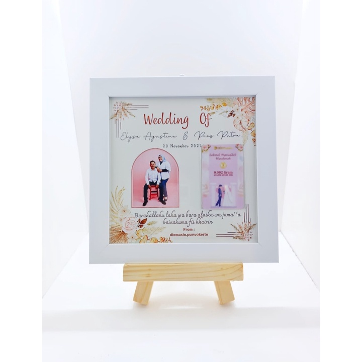 Gift Wedding Frame 2D  20 x 20