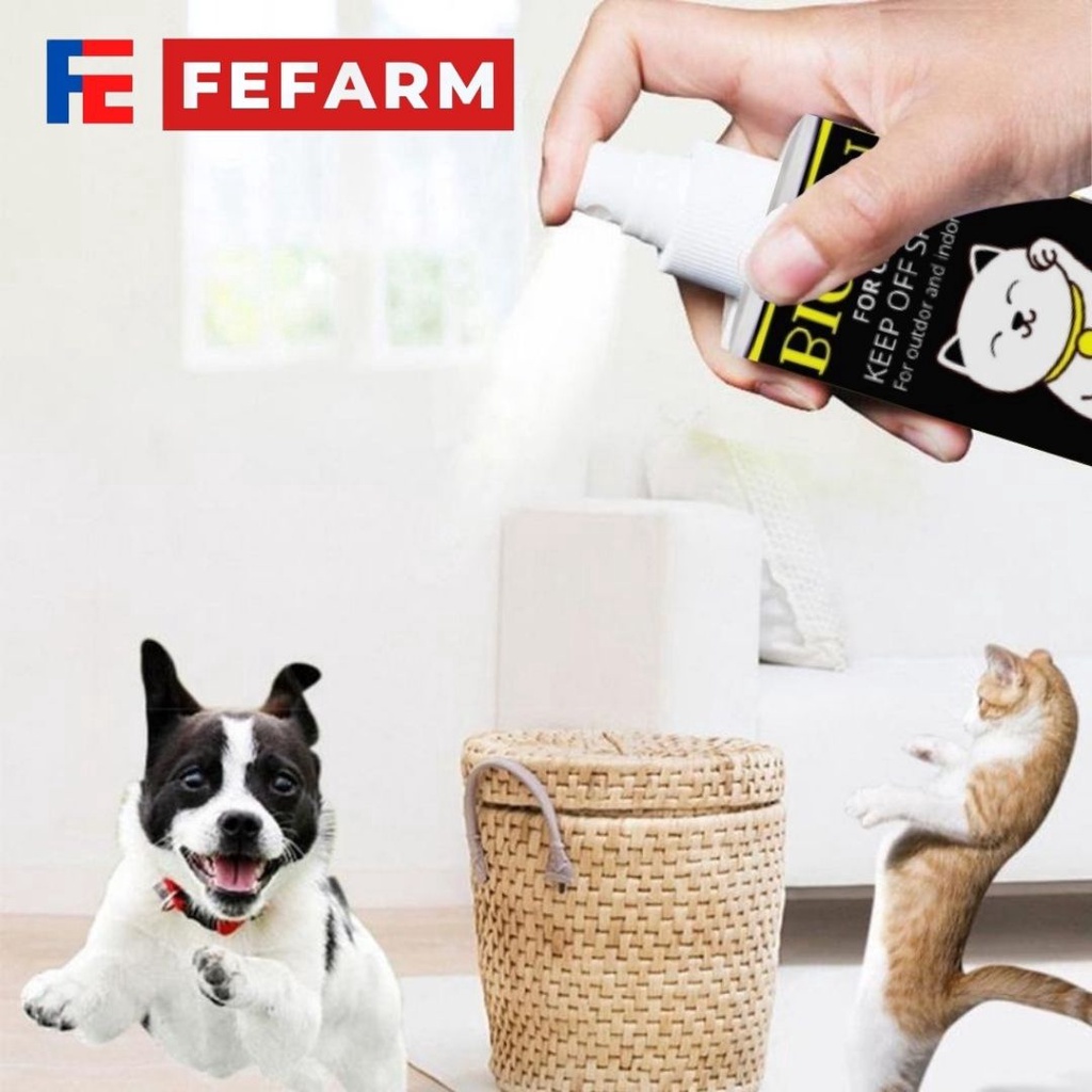 PENGUSIR KUCING NAKAL KENCING DAN BERAK SEMBARANGAN 120ML FEFARM