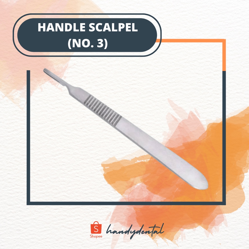 Scalpel Handle no.3 / Batang Scalpel / Handmess