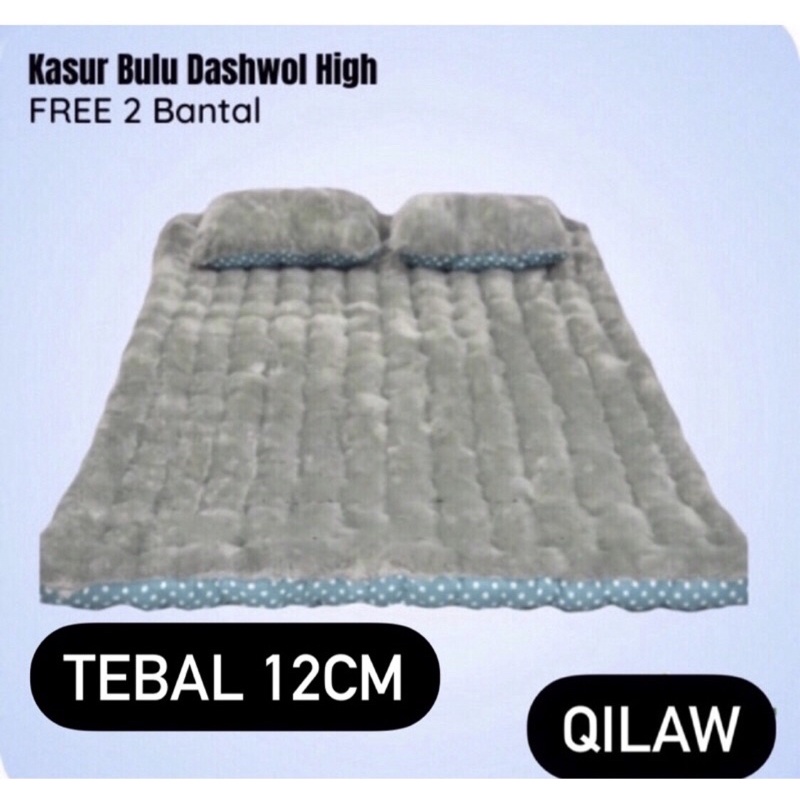 KASUR MENUL JUMBO FREE2 BANTAL ONGKIR MURAH TEBAL 12cm