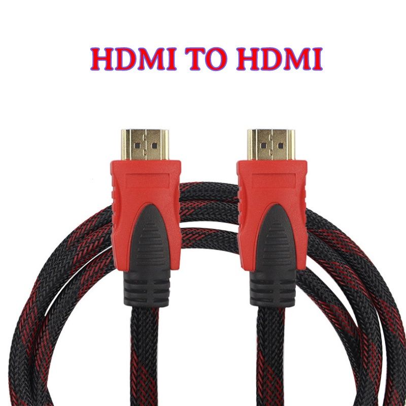 MIINII Kabel HDMI To HMDI 1.5M Laptop Ke TV CCTV Nylon Serat Jaring High Quality