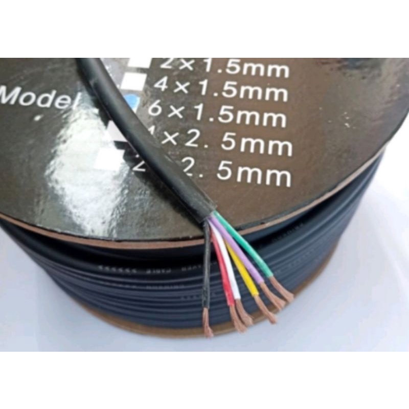 kabel audio spiker 6x1,5 crimson / kabel spiker 6x1,5 kabel serabut