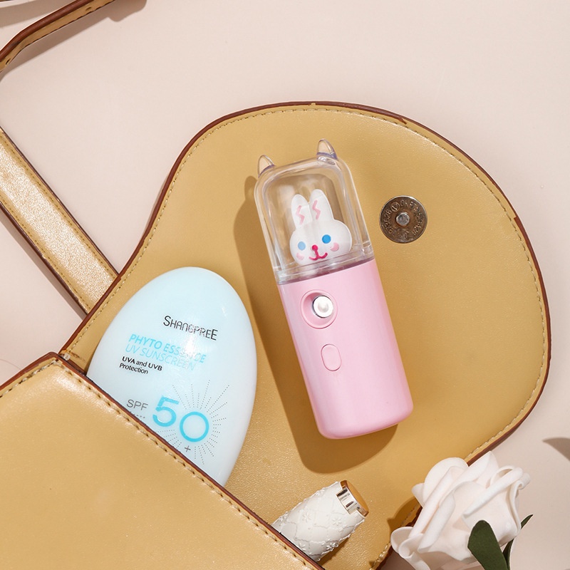 Holiven Nano Spray Wajah Face Mist Sprayer Pelembab USB Humidifier Mini Portable Pelembab Kulit Wajah Sanitizer