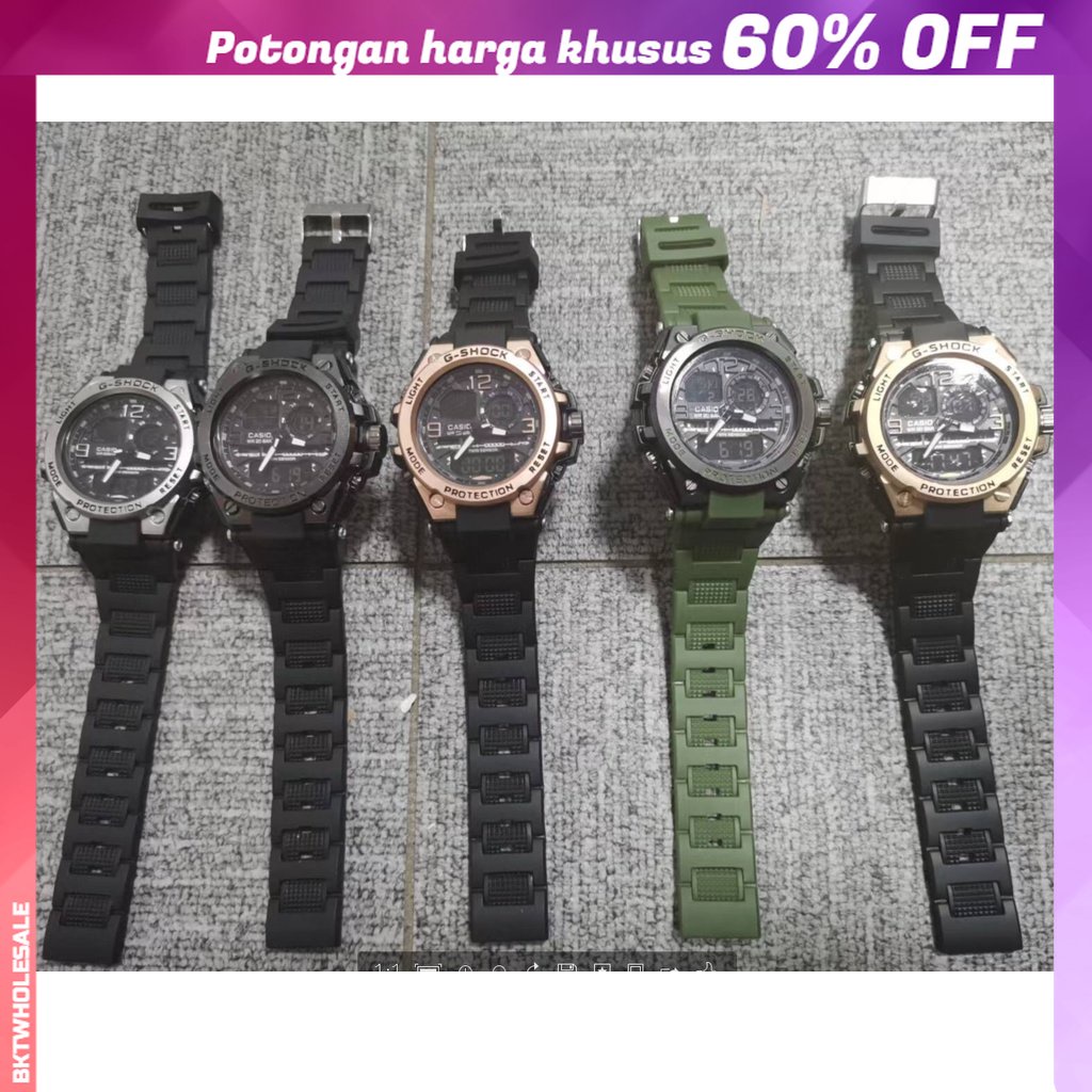 G-shock Jam Elektronik Olahraga Pria Murid Jam Panggilan Ronde Anti Air Yang Sama Casio GST8600