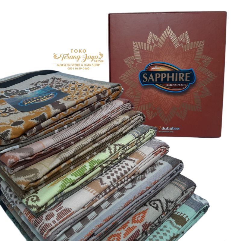 Sarung Sapphire KWS -Kawung Songket