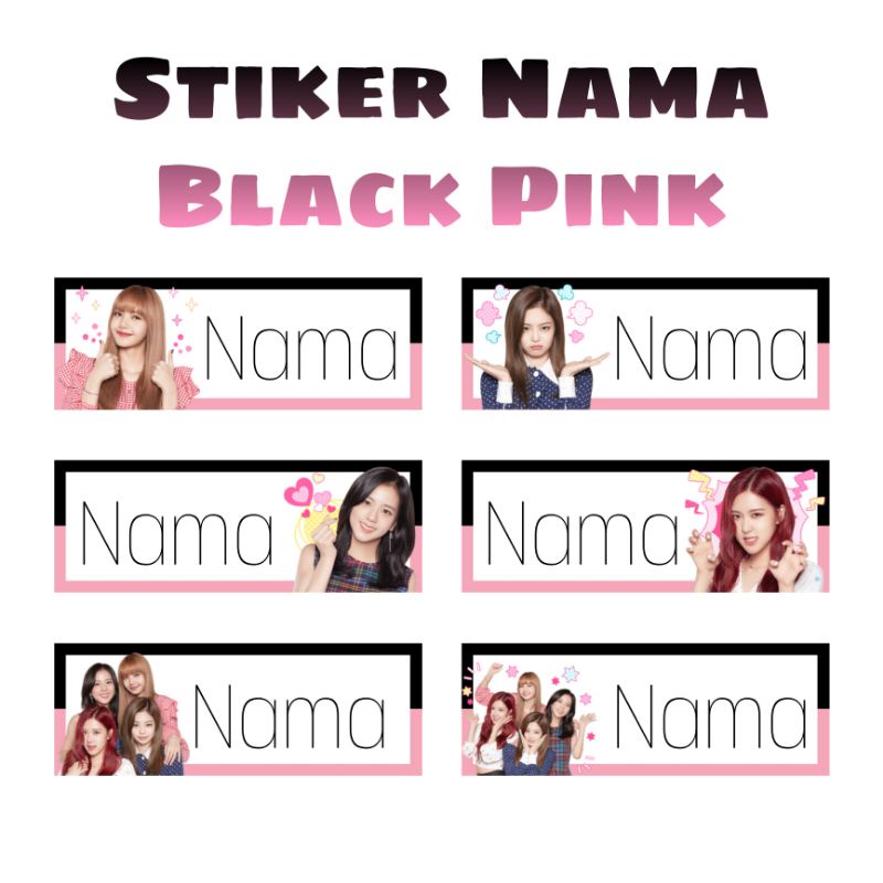 

STIKER NAMA BLACK PINK (1)