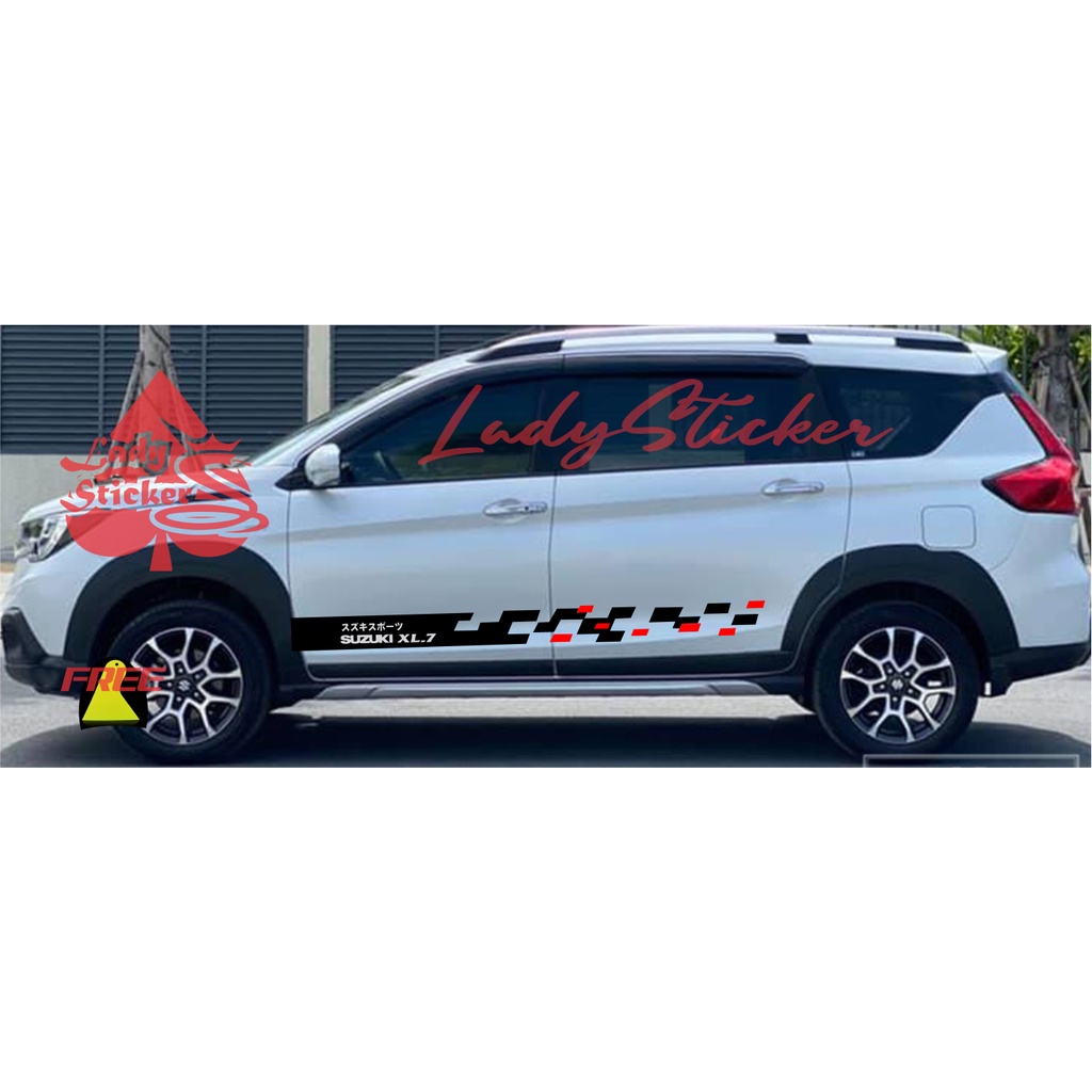 new sticker mobil xl-7 sticker stiker mobil suzuki xl-7