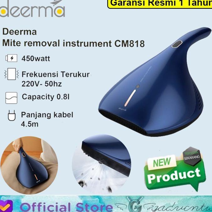 Deerma CM818 Vacuum Cleaner Vacum Vakum Derma Pembersih Tungau Kasur