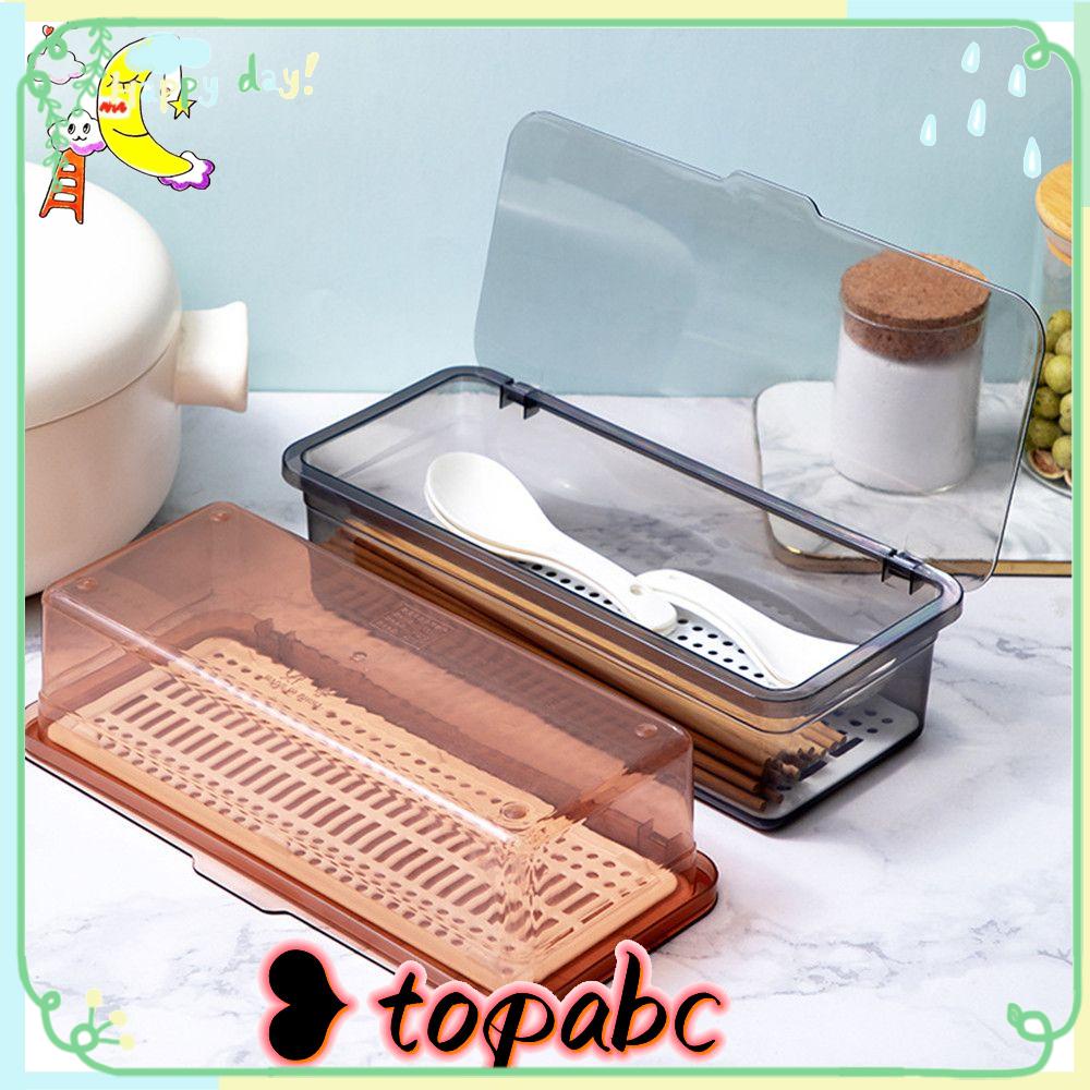 Top Organizer Box Tempat Tiris Praktis Dust Proof Sendok Garpu