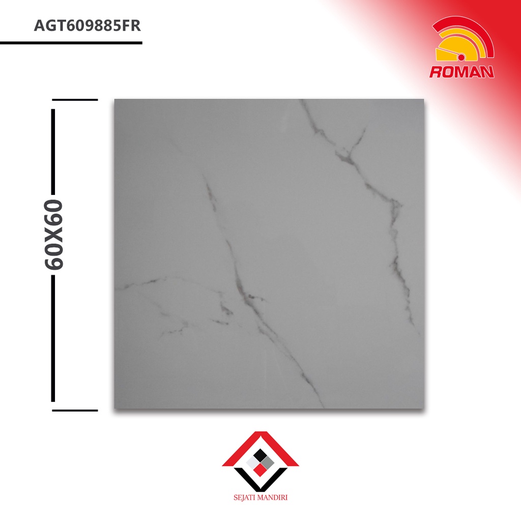 granit 60x60 - motif marmer - roman agt609885fr