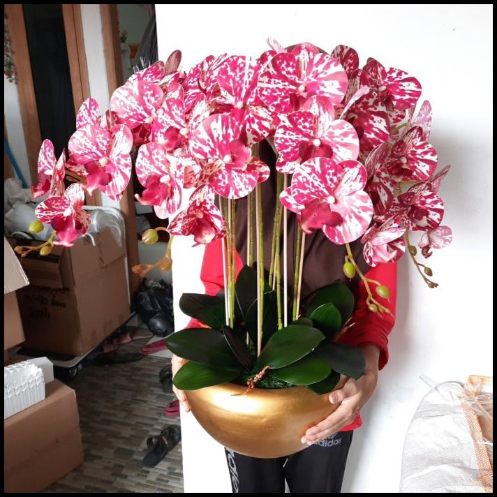 Promo Rangkaian Anggrek Latex Bunga