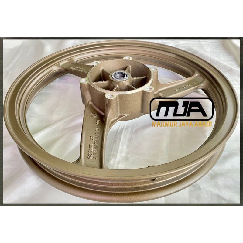 velg wheel assy gold velg belakang FR Ninja RR 150 2012 original kawasaki