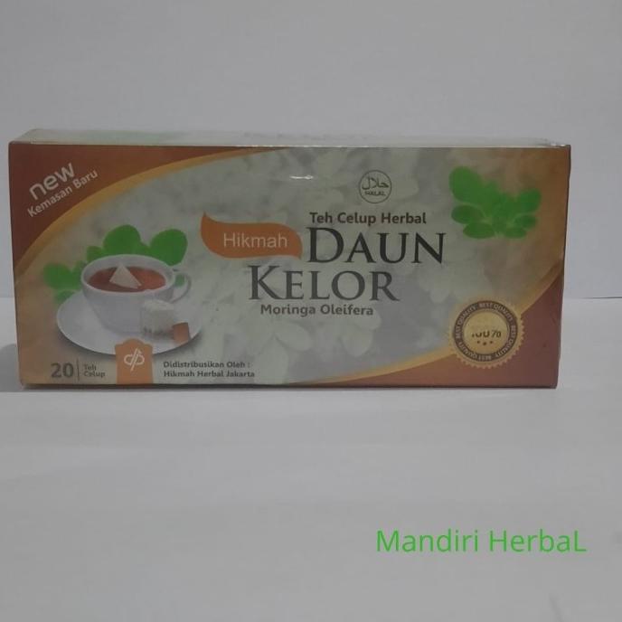 

[BISA COD] Teh celup daun kelor Hikmah Teh herbal original