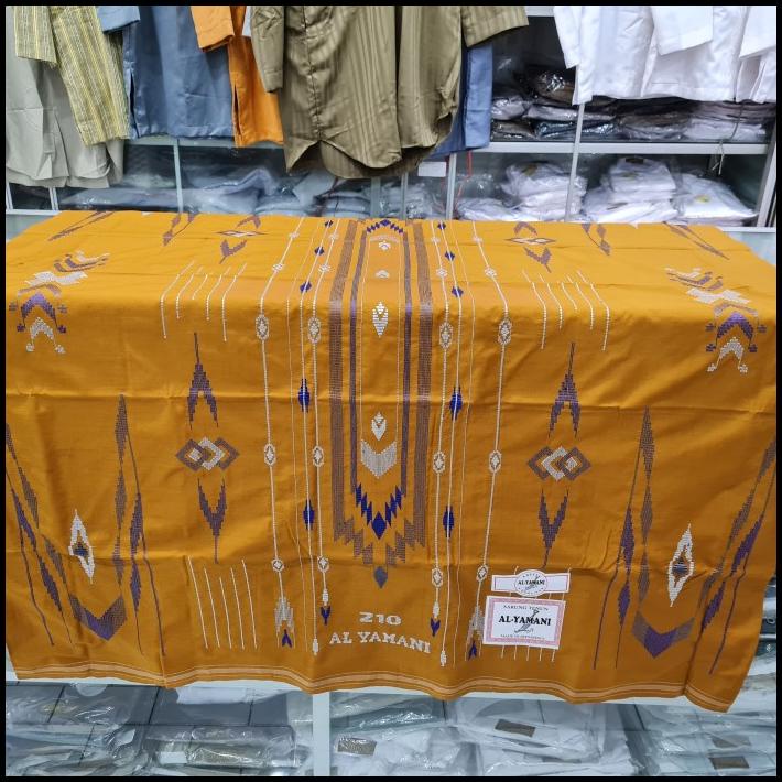 Promo Sarung Al-Yamani Songket Full Strimin Model Bhs Sge Setara Ardan