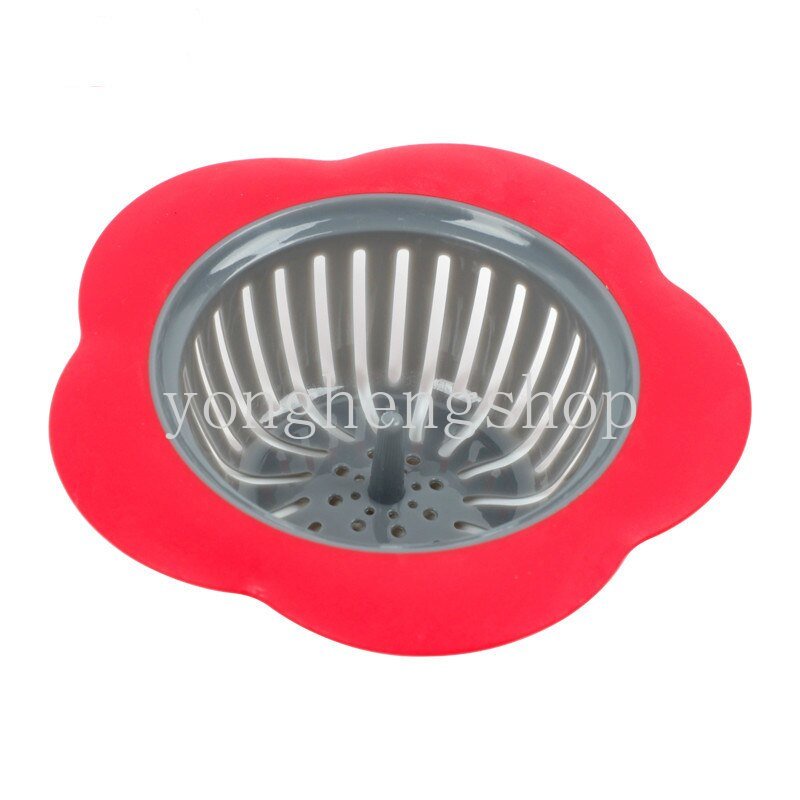 Kreatif Berbentuk Bunga Saringan Wastafel Shower Drain Cover Wastafel Dapur Anti Sumbat Filter Kamar Mandi Saluran Pembuangan Filter Rambut