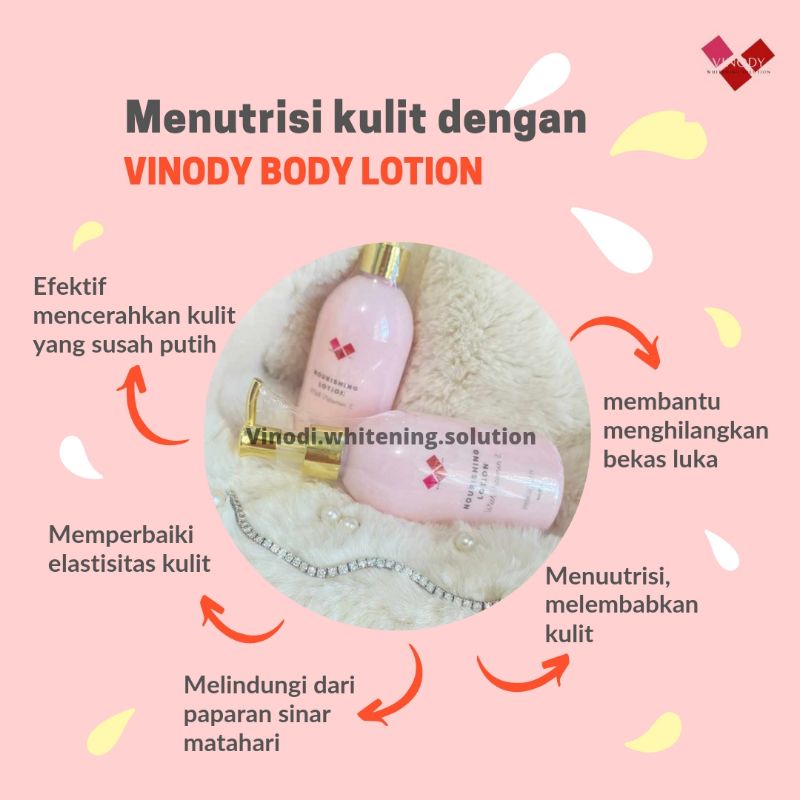 VINODY BODY LOTION BPOM / BABY PINK SUPER BPOM