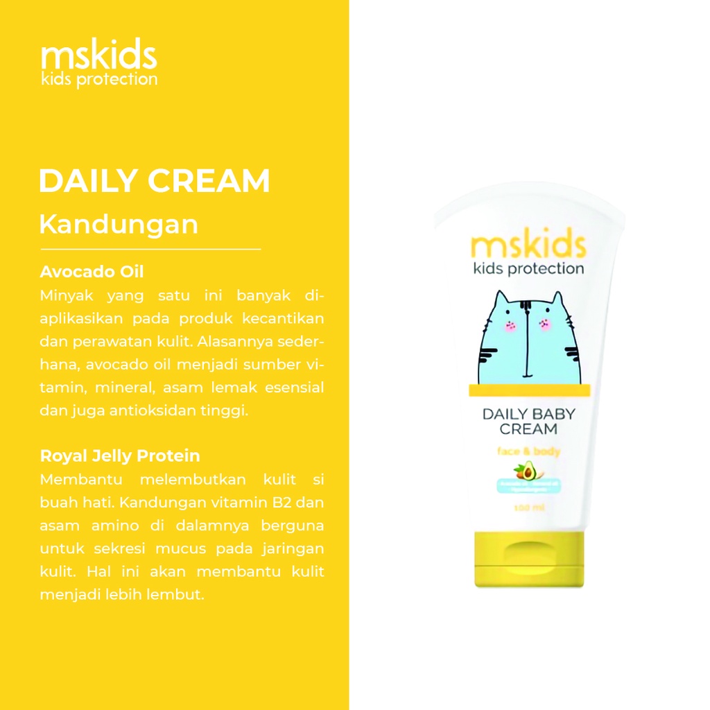 MS Glow Kids Original Daily Cream MS Kids by ms.officialbandung