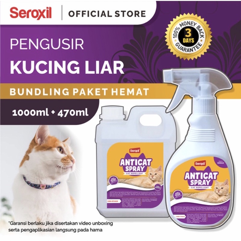 Jual Paket Pengusir Kucing BAB PUP Sembarangan Cat Repellent 1Liter