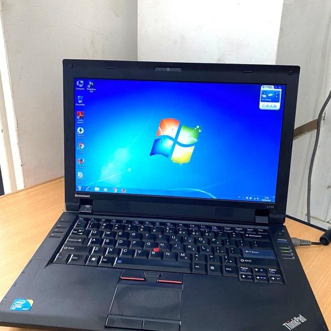 laptop lenovo thinkpad l410 like new,ram 4gb,ssd128,batrai baru