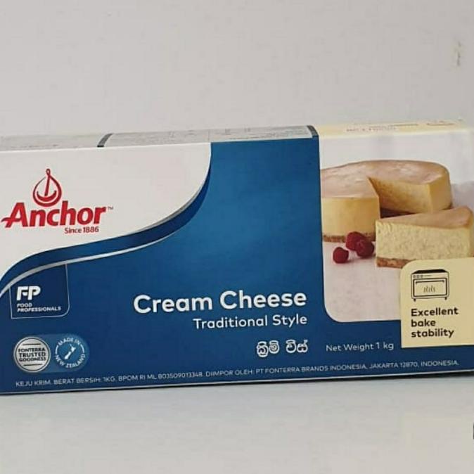 

anchor cream cheese 1kg original TERLARIS TERPERCAYA ORIGINAL