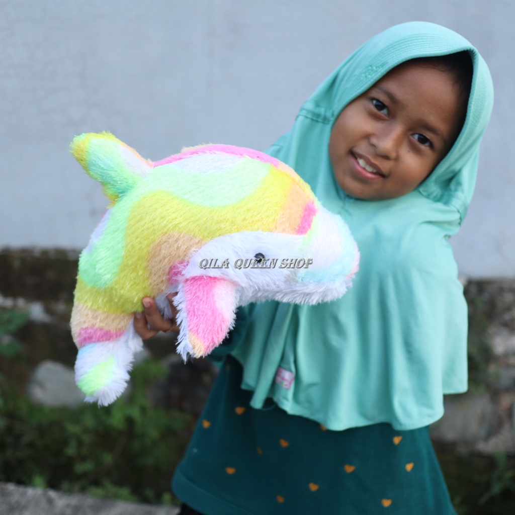 BONEKA LUMBA, DOLPHIN S RAINBOW, PELANGI TERLARIS BISA COD