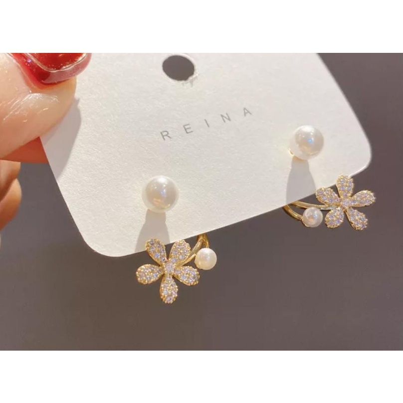 Anting anting korea model bunga