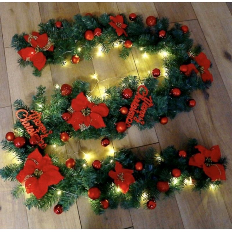 Garland | Garland natal | Decorasi natal