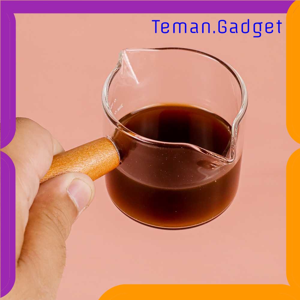 TG - DPR One Two Cups Gelas Takar Espresso Measuring Cup Double Mouth - S08