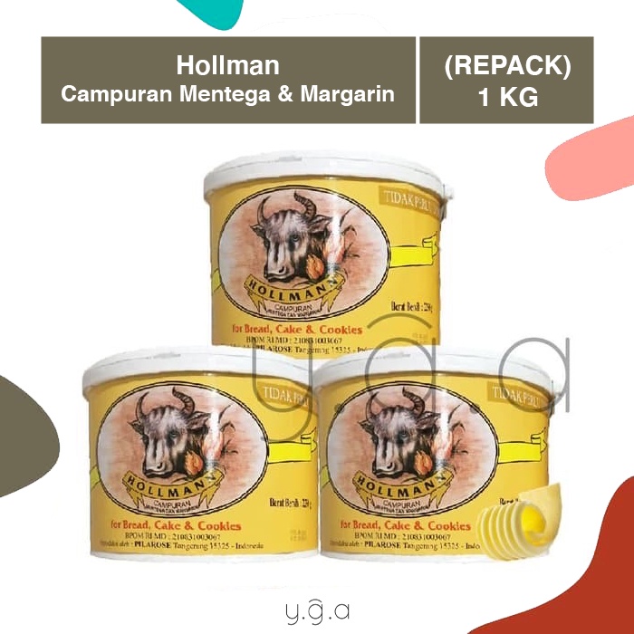 

Hollman Butter Mentega Margarin (REPACK) 1KG