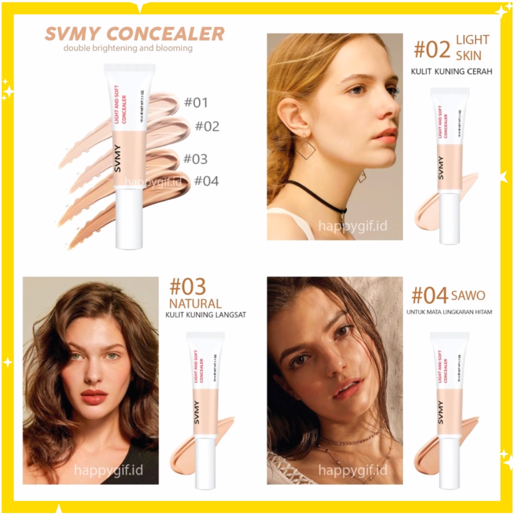 SVMY Light Soft Concealer Double Brightening and Blooming Waterproof LA187 3083