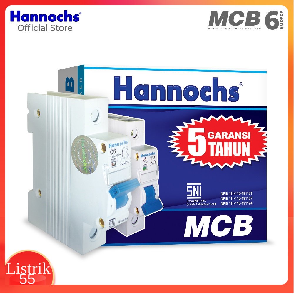 Hannochs - MCB 1Phase 6A ~ 40A