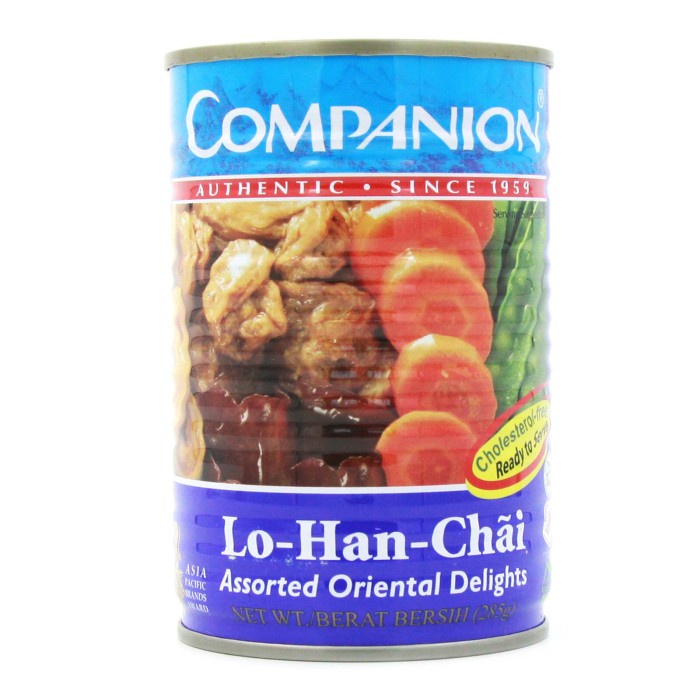 

NEW COMPANION Vegetarian LO HAN CHAI (Assorted Oriental Delight) 285 gram