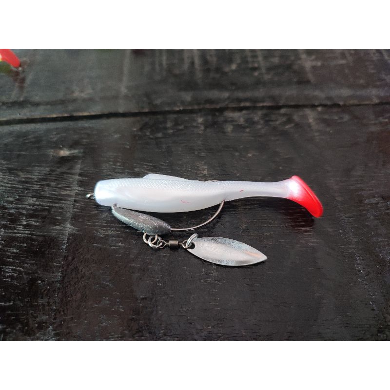 SOFT LURE 8CM 13GRAM SATUAN SATU SET HOOK 3/0