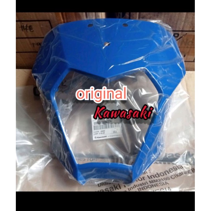 cover lampu depan batok lampu depan KLX 230 klx230 New 2022 Biru original