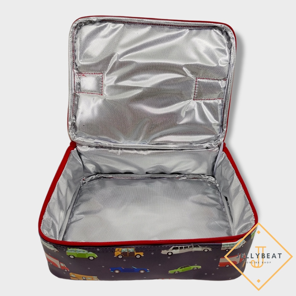 TAS BEKAL SINGLE PREMIUM (24X18X8)CM SPONS TEBAL INSULATED KARAKTER COWO BOY