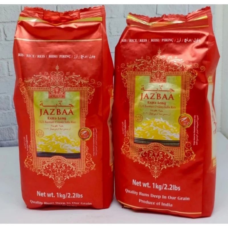 

Basmati Premium Rice Merk JAZBAA India | Berat 1kg