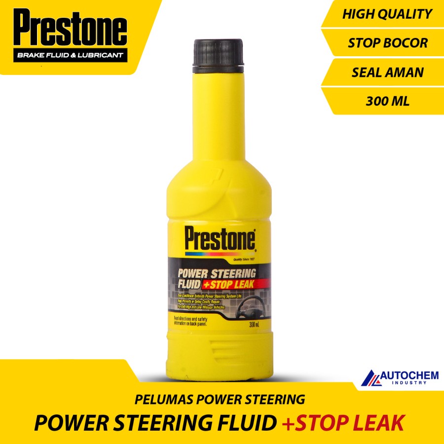 Prestone Power Steering Fluid + Stop Leak // Oli Power Steering Stop leak 300 ml
